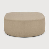 Bulky Almond Semi-Circle Footstool | shipping 7/13/2026