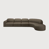 Bulky Cedar Semi Circle Right Sofa Set | shipping 7/13/2026
