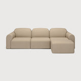 Bulky Almond Right Sofa Set | shipping 7/13/2026