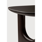 Flow Mahogany Brown Side Table