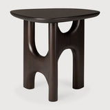 Flow Mahogany Brown Side Table