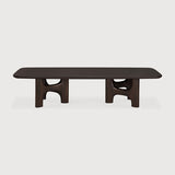 Flow Mahogany Brown Coffee Table