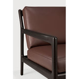 Jack Mahogany Brown Lounge Chair