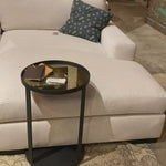 With its streamlined silhouette and strong, angular lines the Loft 2 Piece Sectional - Custom is classic without being too traditional. It has a modern essence and elegance that lends inviting appeal to your seating ensemble. Dim the lights, and settle down with the family for an entertaining night in. Photographed in Mariet Natural and Logan Grey. Lifestyle in Lester Snow.  Overall: 138"w x 68"d x 29"h Overall Sitting Space: 122"w x 50"d One Arm Sofa: 90"w x 40"d x 29"h - Sitting Space: 82"w x 25"d Chaise: