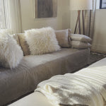 A Verellen original and one of their best selling product lines, the Maxim Sofa Family is modern and casual. This comes standard with: Amethyst Home provides interior design, new home construction design consulting, vintage area rugs, and lighting in the Laguna Beach metro area.