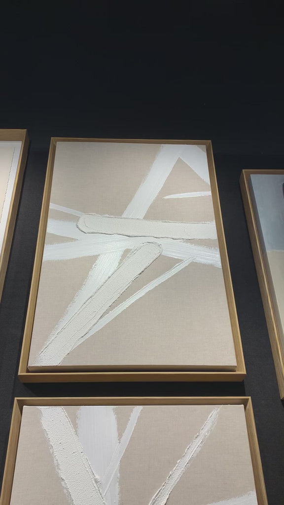 We love the textured look of this Through the Moment VIII by Beverly Fuller. Complete the look with Through the Moment V and VIII   Artist:Beverly Fuller Product Type: Hand Painting  Finish: Linen Hand Painting   Size: 22" x 34" without frame