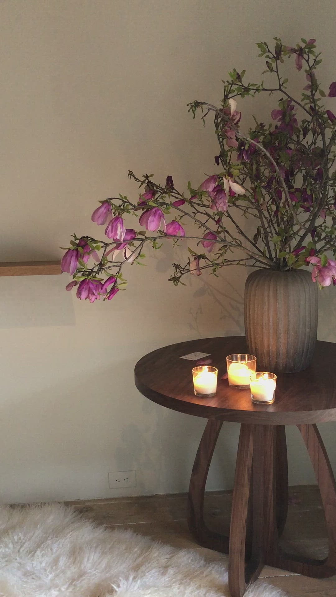 Load video: An Amethyst favorite, this Barcelona Occasional Table has an open, airy base that brings character to any area of your home. Bench-crafted with sustainably harvested hardwood in their North Carolina atelier, the Barcelona Table Family is a Verellen Essential. Amethyst Home provides interior design, new home construction design consulting, vintage area rugs, and lighting in the San Diego metro area.