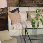Elm Sofa in Naomi White Fabric