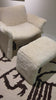 We love the geometric shape of this Oakley Lounge Chair by Verellen. Chic and comfy, this is bench-crafted with a sustainably harvested hardwood frame and comes standard with: Amethyst Home provides interior design, new home construction design consulting, vintage area rugs, and lighting in the Miami metro area.