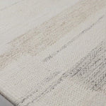Hand-woven in India with a luxurious blend of wool, cotton, viscose, viscose from bamboo, chenille, acrylic and linen, this calming collection of contemporary neutral tones will add balance and warmth to any space.  Hand Woven 25% Wool | 20% Cotton | 18% Viscose from Bamboo | 21% Viscose | 8% Chenille | 5% Acrylic | 3% Linen India EVE-03 Ivory/Beige