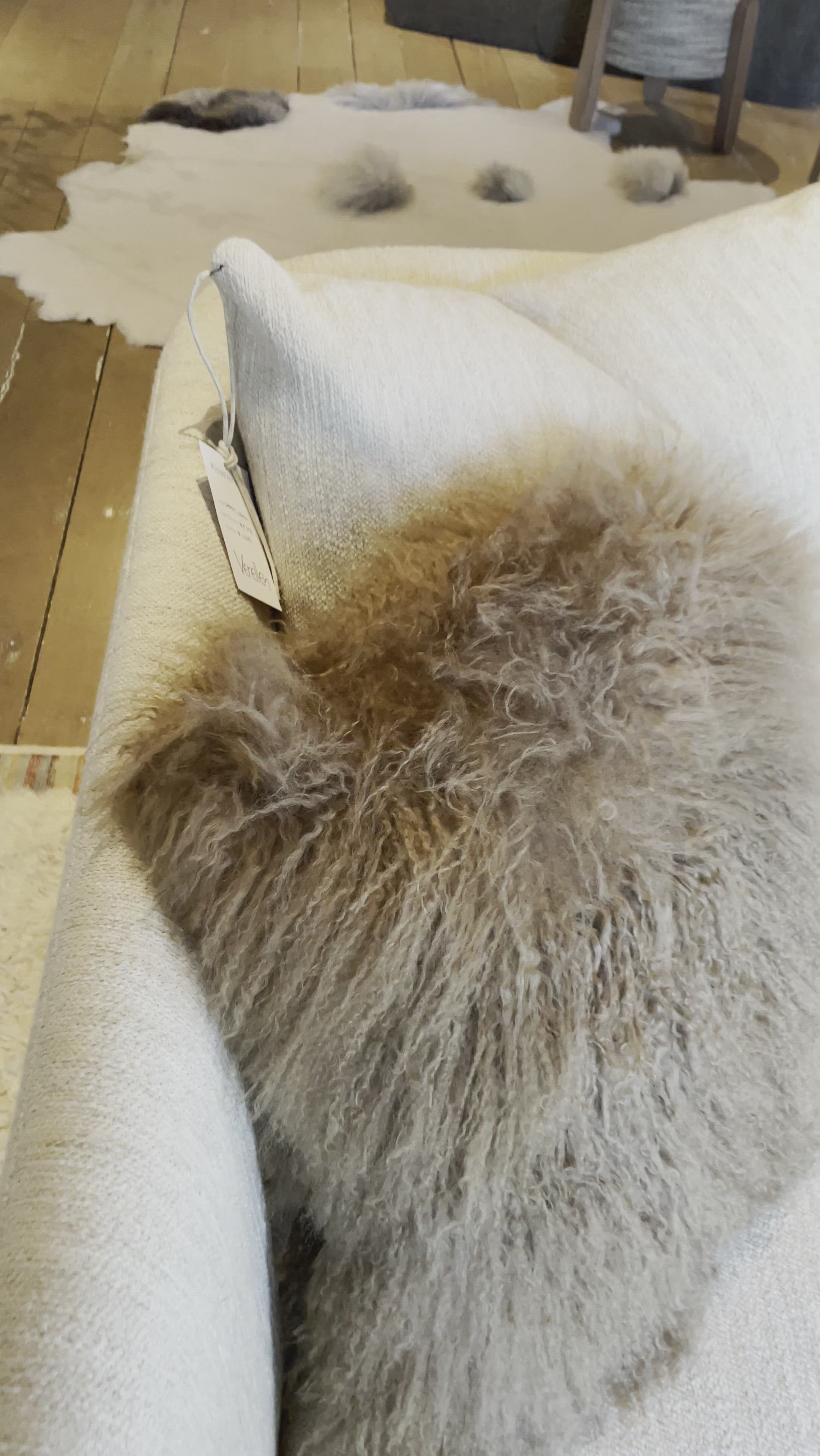 Tatum Chair in Crunchy - Natural Fabric