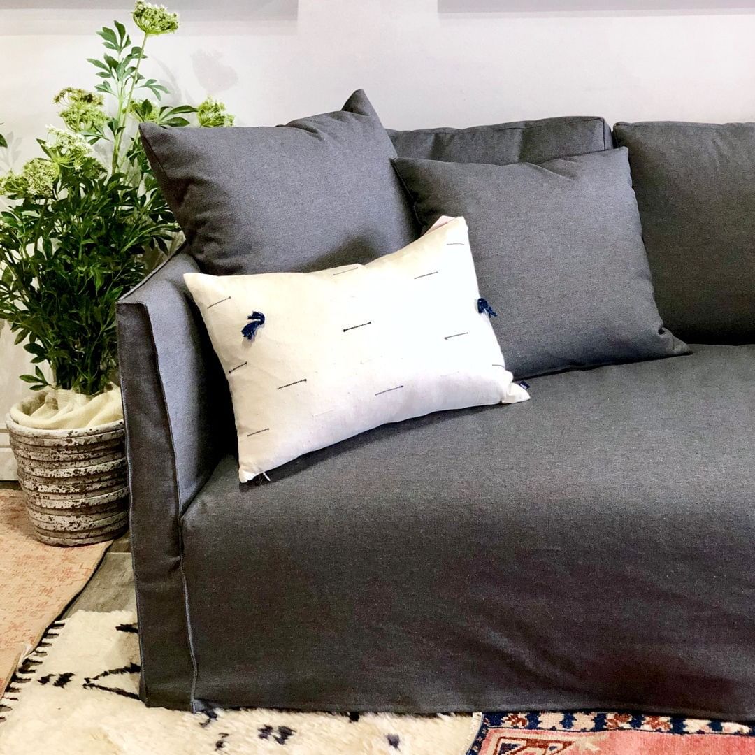 The Thibaut Condo Sofa by Verellen is truly something you could lounge on all day. The 8-way hand-tied seat construction with a spring down or tight seat cushion make this comfortable on any spot on the sofa.  The Thibaut collection is available longer (such as a sectional) and shorter (such as a loveseat) for a perfect fit in any spot in the home. We can custom tailor your sofa with an array of fabrics, wood finish, and more to fit your style!
