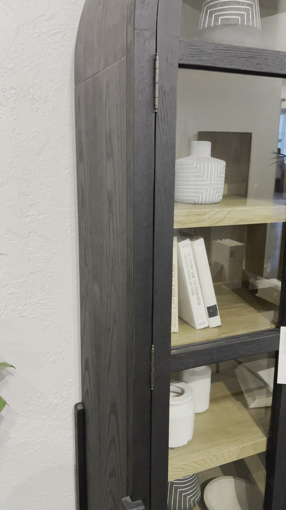 The original and signature two tone solid oak cabinet! Carefully crafted on stiletto legs, our clients enjoy its stunning wood grain look. Amethyst Home provides interior design, new home construction design consulting, vintage area rugs, and lighting in the Alpharetta metro area.