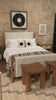 Bring a cozy hygge vibe to the bedroom with this textured Bowen Bed. Framed by light-finished solid oak, a sling-style bed features faux shearling head and foot boards -- sure to elevate any bedroom.   Queen Overall Dimensions: 64.25"w x 87.25"d x 48.00"h King Overall Dimensions: 80.25"w x 88.50"d x 48.00"h