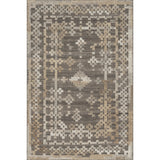 Featuring Akina Charcoal/Taupe Rug by Loloi at Amethyst Home. Hand weaved in India, the Akina Charcoal / Taupe Rug sets a rugged and worldly foundation. Each piece is deliberately crafted with textural highs and lows, accentuating the all-over geometric pattern. And because Akina is woven of wool, cotton, polyester, and viscose, each piece is naturally du.  Amethyst Home provides interior design, new home construction design consulting, vintage area rugs, and lighting in the Scottsdale metro area.