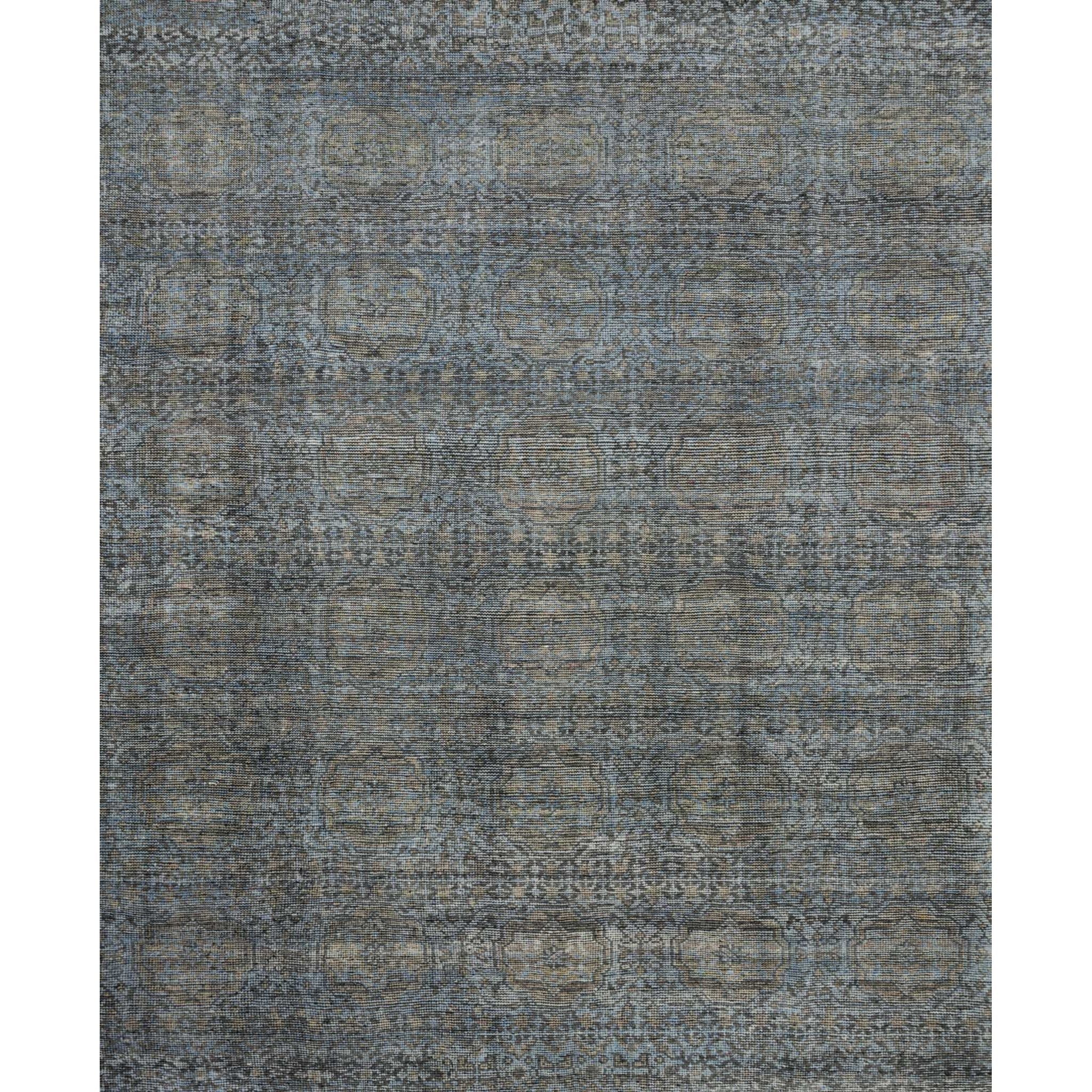 Hand-knotted in India of 100% wool, the Amara Collection creates a casual yet refined vibe with high-end appeal.  Hand Knotted 100% Wool AMM-05 Blue/Gold