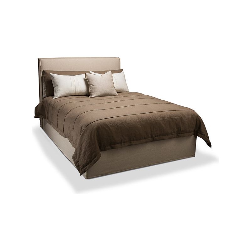 Our Aimee Bed offers a simple silhouette with a low profile. Available upholstered or slipcovered to suit your style. Amethyst Home provides interior design, new home construction design consulting, vintage area rugs, and lighting in the Seattle metro area.