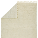 Featuring Alpine Manesa Hand-Knotted  Rug by Jaipur Living at Amethyst Home. Inspired by textiles from the Tullu region in Morocco, the Alpine Manesa rug brings texture and versatility to both global and modern spaces. Crafted of natural wool, the hand-knotted Alpine Manesa rug features a plush, ridged feel and an erased, asymmetrical trellis design in cream and dar. Amethyst Home provides interior design, new construction, custom furniture, and rugs for the Des Moines and Cedar Rapids metro area.