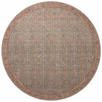 Featuring Angela Rose x Loloi Aubrey Blue / Terracotta Rug by Loloi at Amethyst Home. The Angela Rose x Loloi Aubrey Blue / Terracotta rug is the vintage-inspired area rug that makes visitors do double takes. The distressed pattern is printed with uncanny precision, while the ombre-fading and warm palette create an inviting, lived-in look. This is an incredibly versatile rug for busy livin. Amethyst Home provides interior design services, furniture, rugs, and lighting in the Des Moines metro area.