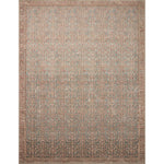 Featuring Angela Rose x Loloi Aubrey Blue / Terracotta Rug by Loloi at Amethyst Home. The Angela Rose x Loloi Aubrey Blue / Terracotta rug is the vintage-inspired area rug that makes visitors do double takes. The distressed pattern is printed with uncanny precision, while the ombre-fading and warm palette create an inviting, lived-in look. This is an incredibly versatile rug for busy livi. Amethyst Home provides interior design services, furniture, rugs, and lighting in the Kansas City metro area.