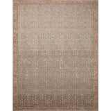 Featuring Angela Rose x Loloi Aubrey Blue / Terracotta Rug by Loloi at Amethyst Home. The Angela Rose x Loloi Aubrey Blue / Terracotta rug is the vintage-inspired area rug that makes visitors do double takes. The distressed pattern is printed with uncanny precision, while the ombre-fading and warm palette create an inviting, lived-in look. This is an incredibly versatile rug for busy livi. Amethyst Home provides interior design services, furniture, rugs, and lighting in the Kansas City metro area.