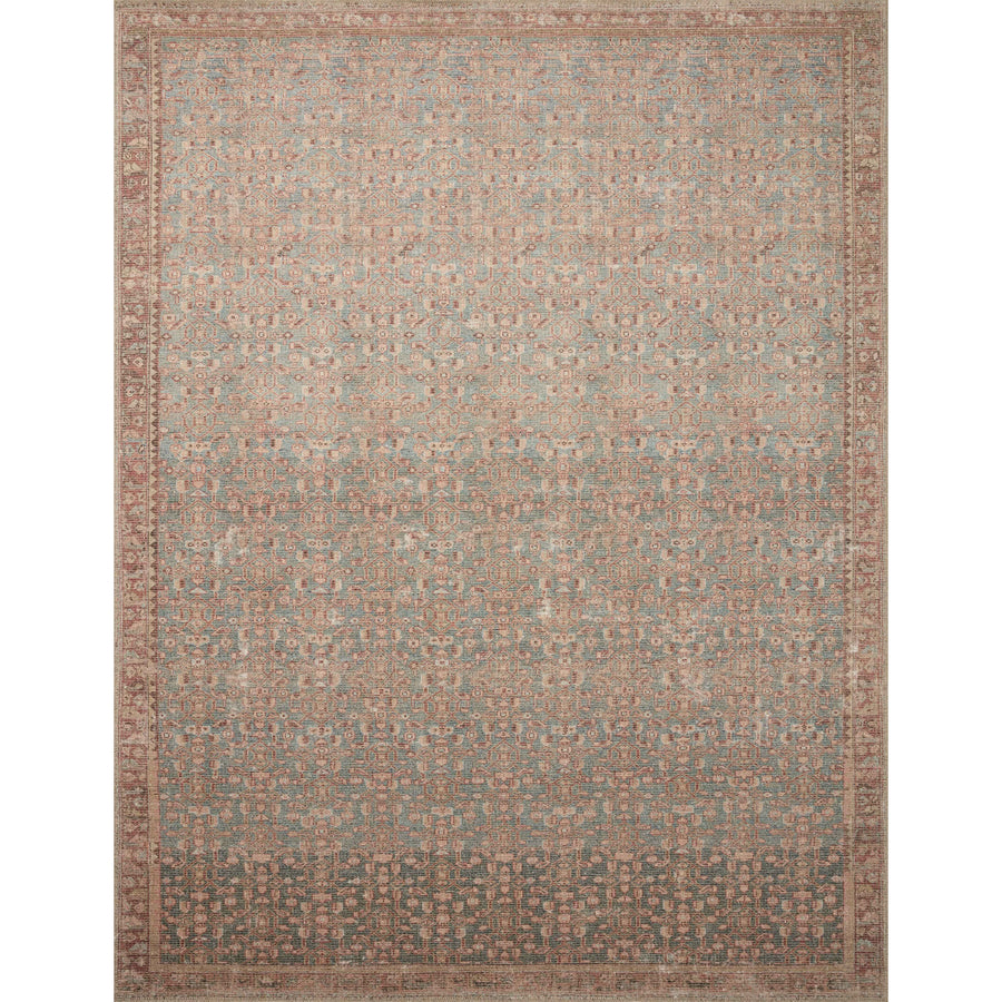 Angela Rose x Loloi Aubrey Blue / Terracotta Rug