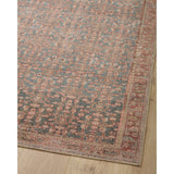 Featuring Angela Rose x Loloi Aubrey Blue / Terracotta Rug by Loloi at Amethyst Home. The Angela Rose x Loloi Aubrey Blue / Terracotta rug is the vintage-inspired area rug that makes visitors do double takes. The distressed pattern is printed with uncanny precision, while the ombre-fading and warm palette create an inviting, lived-in look. This is an incredibly versatile rug for busy living roo. Amethyst Home provides interior design services, furniture, rugs, and lighting in the Miami metro area.