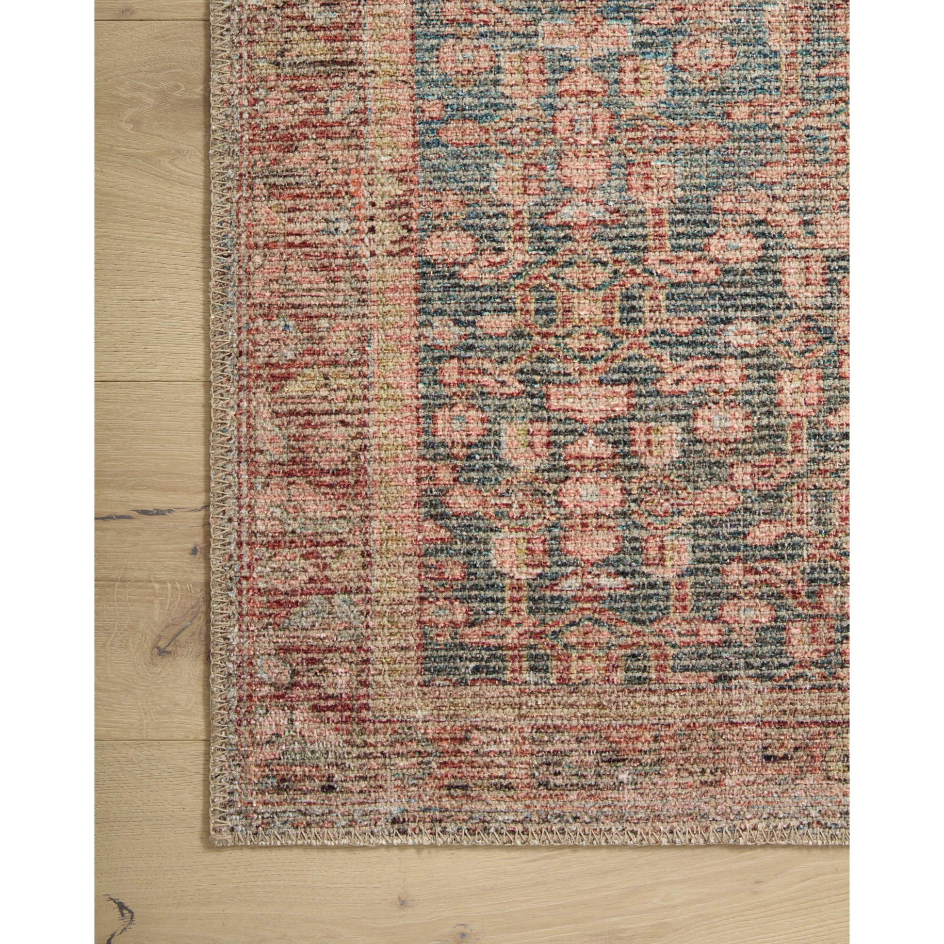 The Angela Rose x Loloi Aubrey AUB-04 Blue / Terracotta rug is the vintage-inspired area rug that makes visitors do double takes. The distressed pattern is printed with uncanny precision, while the ombre-fading and warm palette create an inviting, lived-in look. Amethyst favorite! Amethyst Home provides interior design services, furniture, rugs, and lighting in the Seattle metro area.