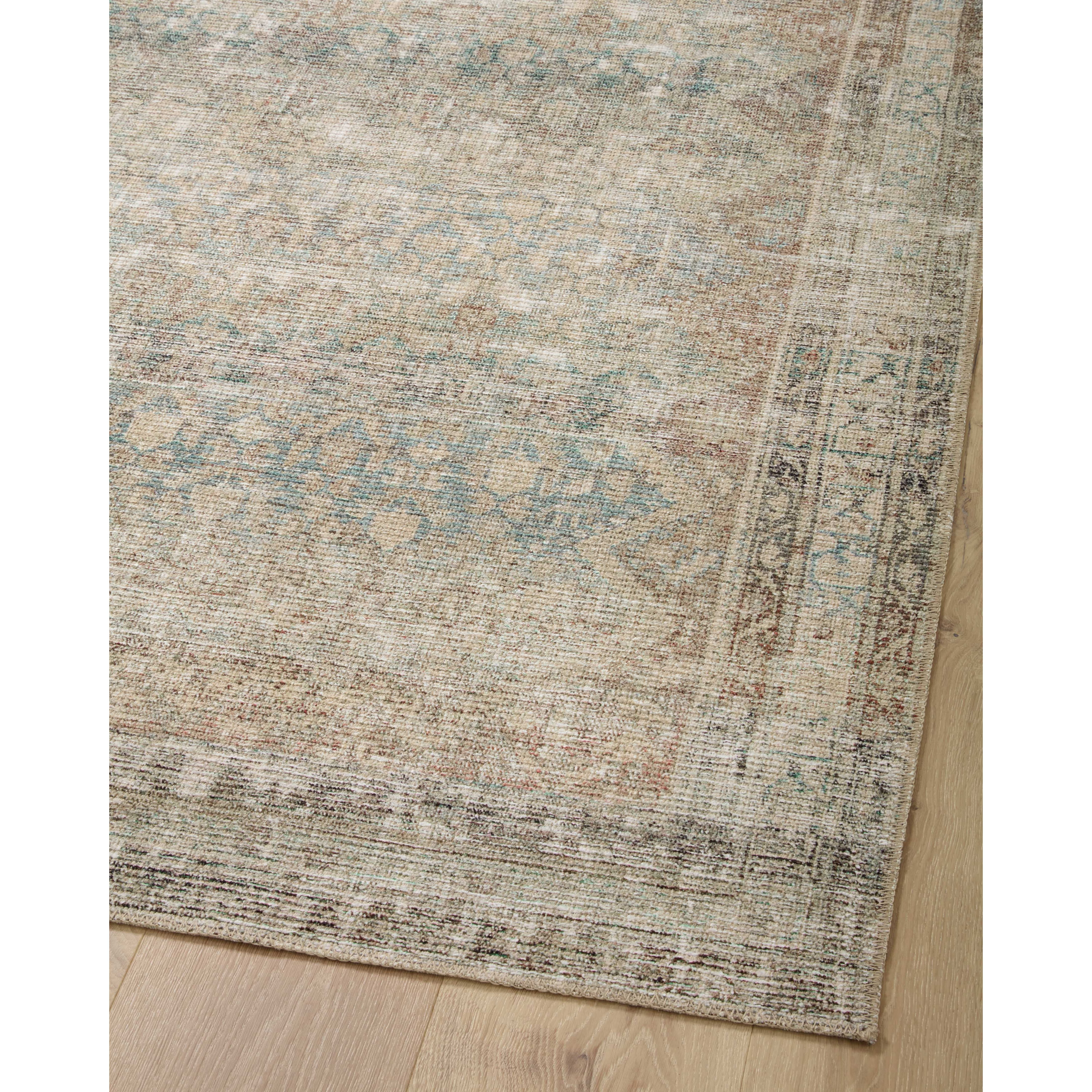 Featuring Angela Rose x Loloi Aubrey Jade / Natural Rug by Loloi at Amethyst Home. The Angela Rose x Loloi Aubrey Jade / Natural rug is the vintage-inspired area rug that makes visitors do double takes. The distressed pattern is printed with uncanny precision, while the ombre-fading and warm palette create an inviting, lived-in look. This is an incredibly versatile rug for busy livi. Amethyst Home provides interior design services, furniture, rugs, and lighting in the Henderson, Nevada metro area.