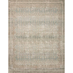 Featuring Angela Rose x Loloi Aubrey Jade / Natural Rug by Loloi at Amethyst Home. The Angela Rose x Loloi Aubrey Jade / Natural rug is the vintage-inspired area rug that makes visitors do double takes. The distressed pattern is printed with uncanny precision, while the ombre-fading and warm palette create an inviting, lived-in look. This is an incredibly versatile rug for busy living roo. Amethyst Home provides interior design services, furniture, rugs, and lighting in the Kansas City metro area.
