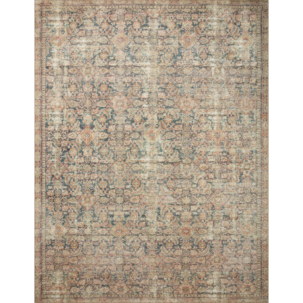 Angela Rose x Loloi Aubrey Navy / Multi Rug