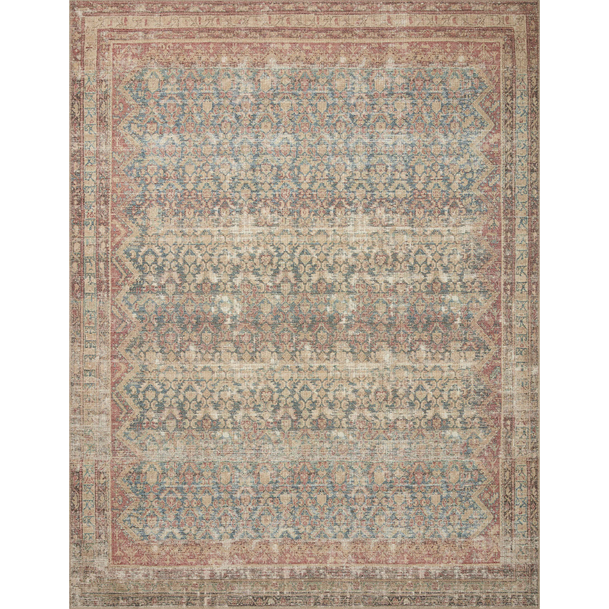 Angela Rose x Loloi Aubrey Ocean / Spice Rug