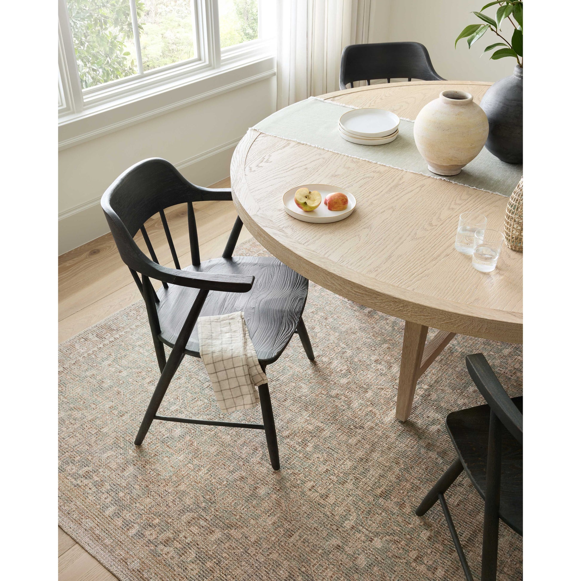 The Angela Rose x Loloi Aubrey AUB-04 Sage / Bark rug is the vintage-inspired area rug that makes visitors do double takes. The distressed pattern is printed with uncanny precision, while the ombre-fading and warm palette create an inviting, lived-in look. Amethyst favorite! Amethyst Home provides interior design services, furniture, rugs, and lighting in the Alpharetta metro area.