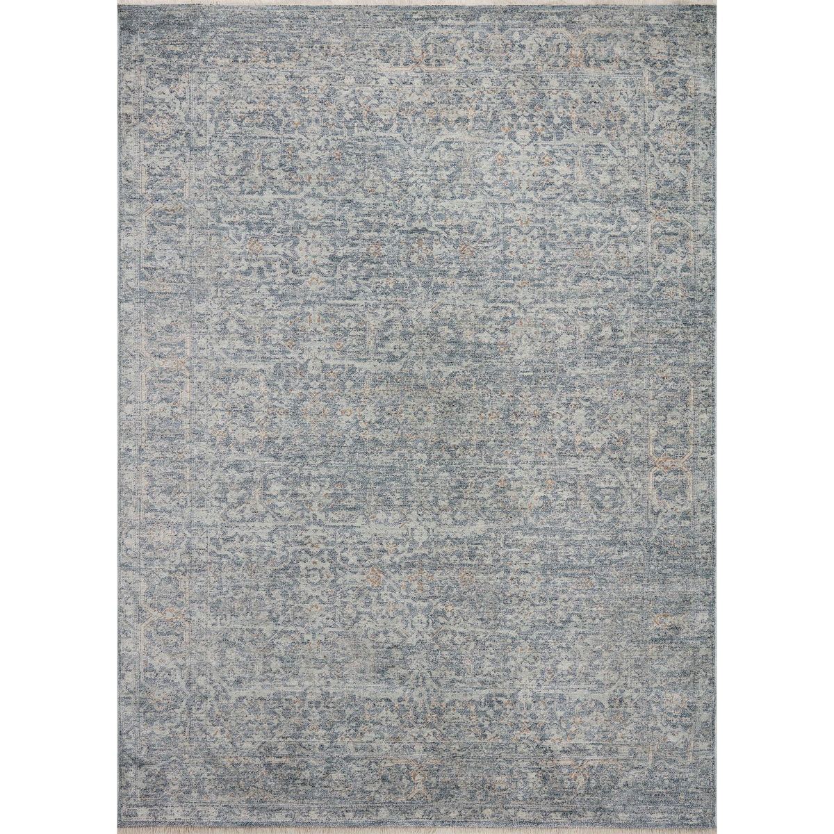 Angela Rose x Loloi Blake Denim / Tapis Taupe