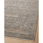 The Angela Rose x Loloi Blake BLA-02 Ocean / Mocha rug features traditional motifs that have softened into the background, making it an effortless neutral in any room. Muted earth-toned palettes complement a range of furniture, while subtle cream-colored fringe at the edges add texture and framing. Amethyst favorite! Amethyst Home provides interior design services, furniture, rugs, and lighting in the Alpharetta metro area.