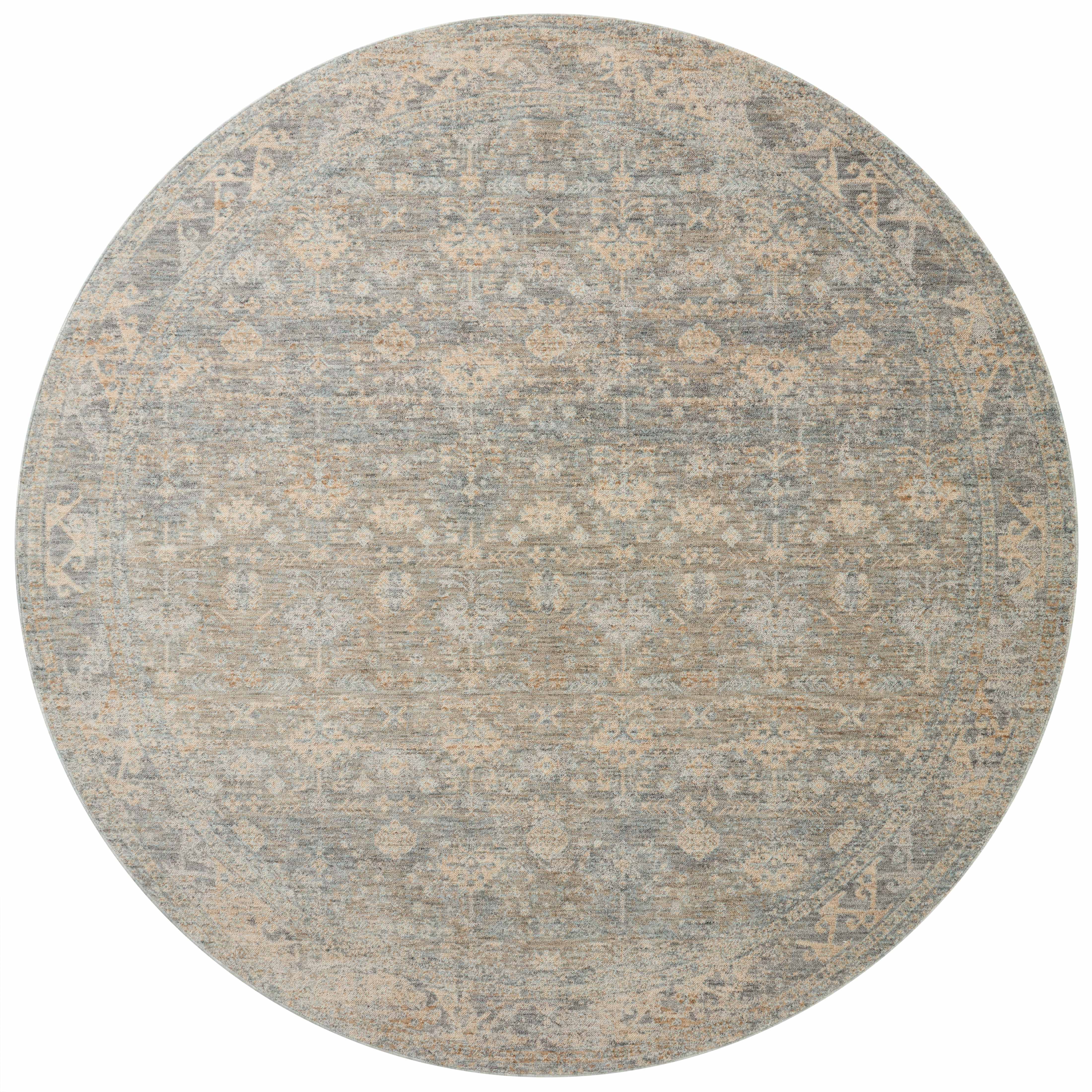 The Angela Rose x Loloi Blake BLA-01 Sky / Beige rug features traditional motifs that have softened into the background, making it an effortless neutral in any room. Muted earth-toned palettes complement a range of furniture, while subtle cream-colored fringe at the edges add texture and framing. Amethyst favorite! Amethyst Home provides interior design services, furniture, rugs, and lighting in the Calabasas metro area.