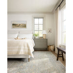 Featuring Angela Rose x Loloi Blake Sky / Beige Rug by Loloi at Amethyst Home. Designed in an expertly distressed antique style, the Angela Rose x Loloi Blake Sky / Beige rug features traditional motifs that have softened into the background, making it an effortless neutral in any room. Muted earth-toned palettes complement a range of furniture, while subtle cream-colored fringe at the edg. Amethyst Home provides interior design services, furniture, rugs, and lighting in the Des Moines metro area.
