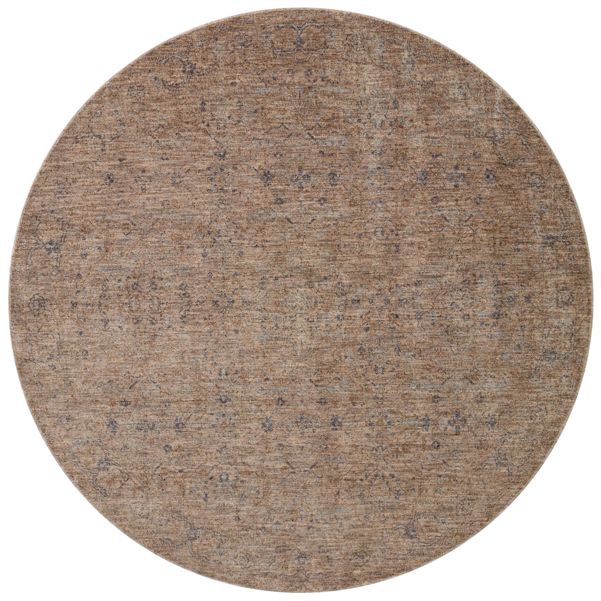 The Angela Rose x Loloi Blake BLA-03 Taupe / Blue rug features traditional motifs that have softened into the background, making it an effortless neutral in any room. Muted earth-toned palettes complement a range of furniture, while subtle cream-colored fringe at the edges add texture and framing. Amethyst favorite! Amethyst Home provides interior design services, furniture, rugs, and lighting in the Kansas City metro area.