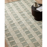 Featuring Angela Rose x Loloi Colton Ivory / Sage Rug by Loloi at Amethyst Home. The Angela Rose x Loloi Colton Ivory / Sage rug is a new take on the staple jute rug, blended with cotton for added softness. In a range of linear designs in modern earth tones, Colton can add visual interest to a room or serve as a gently textured neutral. This collection is hand-woven in India and GoodWeave. Amethyst Home provides interior design services, furniture, rugs, and lighting in the Napa Valley metro area.
