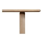 The Malibu dining table embodies an organic aesthetic through its design. Thick pieces of solid white Oak wood is used from head to toe, showing off this pieces beautiful grain pattern and shades. The rounded edges on the legs and table-top creates a flow that is more contemporary and natural. With seating space for 10, the Malibu dining table can host the entire neighborhood.