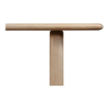 The Malibu dining table embodies an organic aesthetic through its design. Thick pieces of solid white Oak wood is used from head to toe, showing off this pieces beautiful grain pattern and shades. The rounded edges on the legs and table-top creates a flow that is more contemporary and natural. With seating space for 10, the Malibu dining table can host the entire neighborhood.