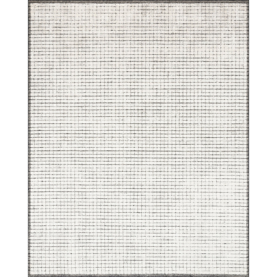 Tapis Beverly ivoire/noir