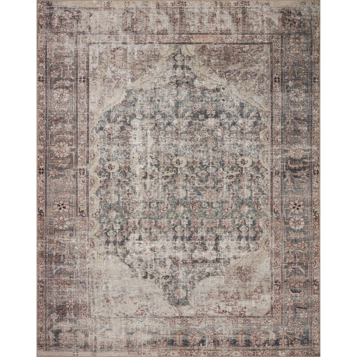 Amber Lewis x Loloi Georgie Lagoon / Tapis Beige