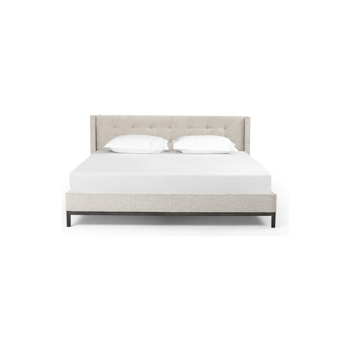 Lit court Newhall - Lin pelucheux