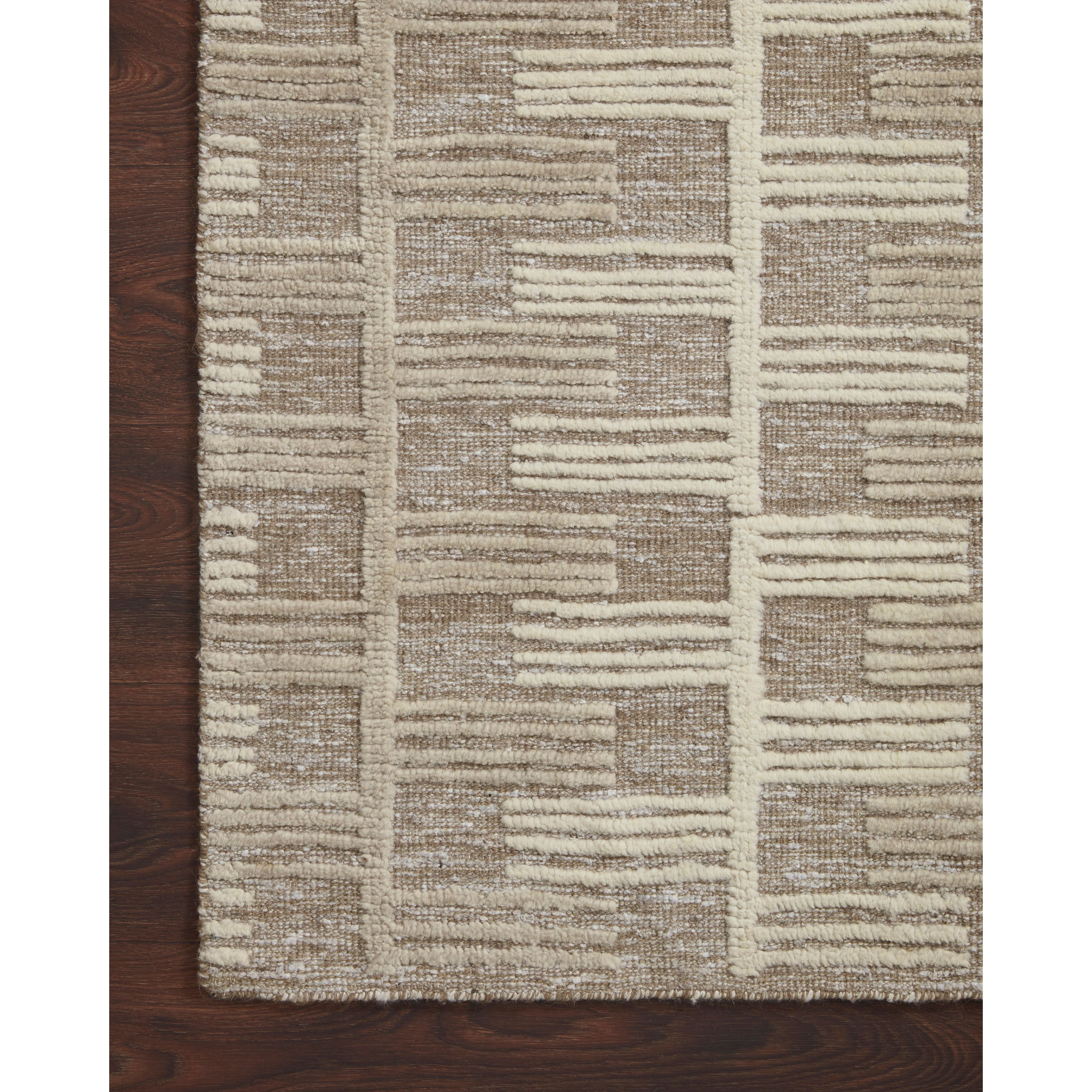 Featuring Carrier & Company x Loloi Harrison Taupe / Ivory Rug by Loloi at Amethyst Home. Inspired by Swedish weavings, the Harrison Taupe / Ivory rug for Carrier and Company x Loloi is a playful selection of high/low pile, where the patterns are expressed through the weaves. Linear patterns help create order and clarity in a room, and the repetition in the patterns creates a pleasant energy. . Amethyst Home provides interior design services, furniture, rugs, and lighting in the Malibu metro area.