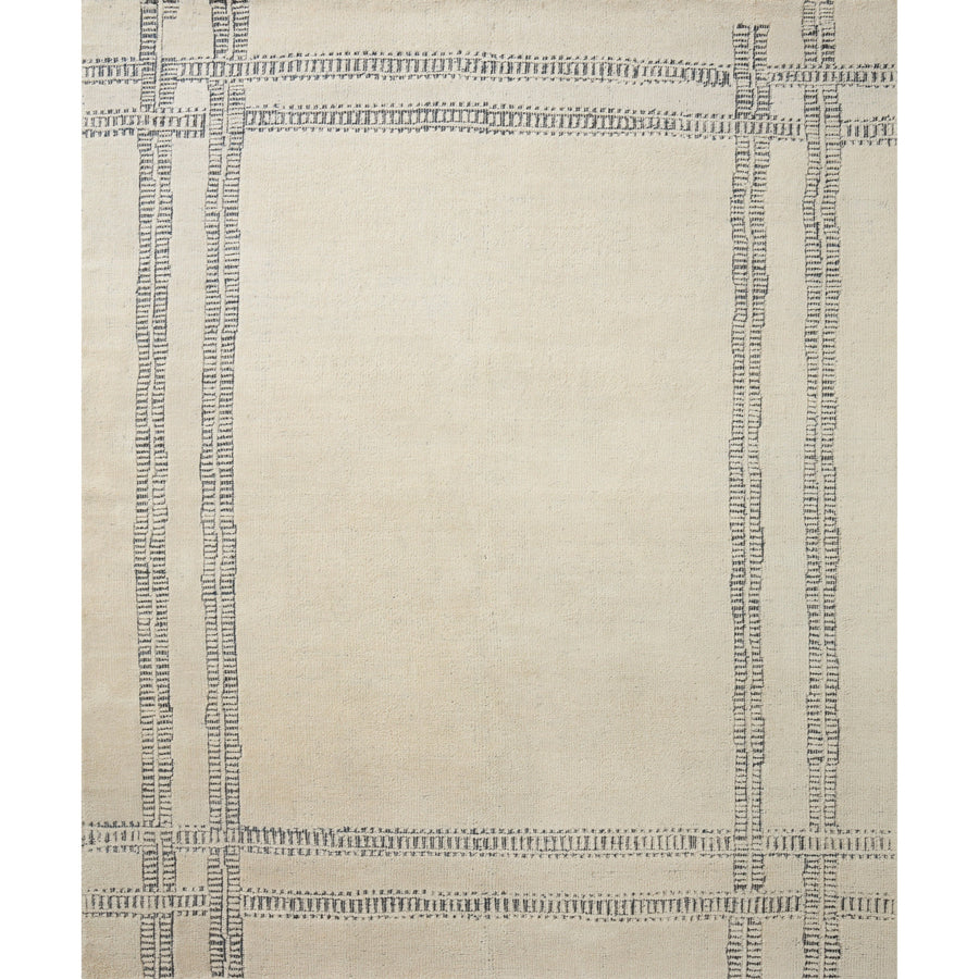 Carrier & Company x Loloi Milton Tapis ivoire/encre 