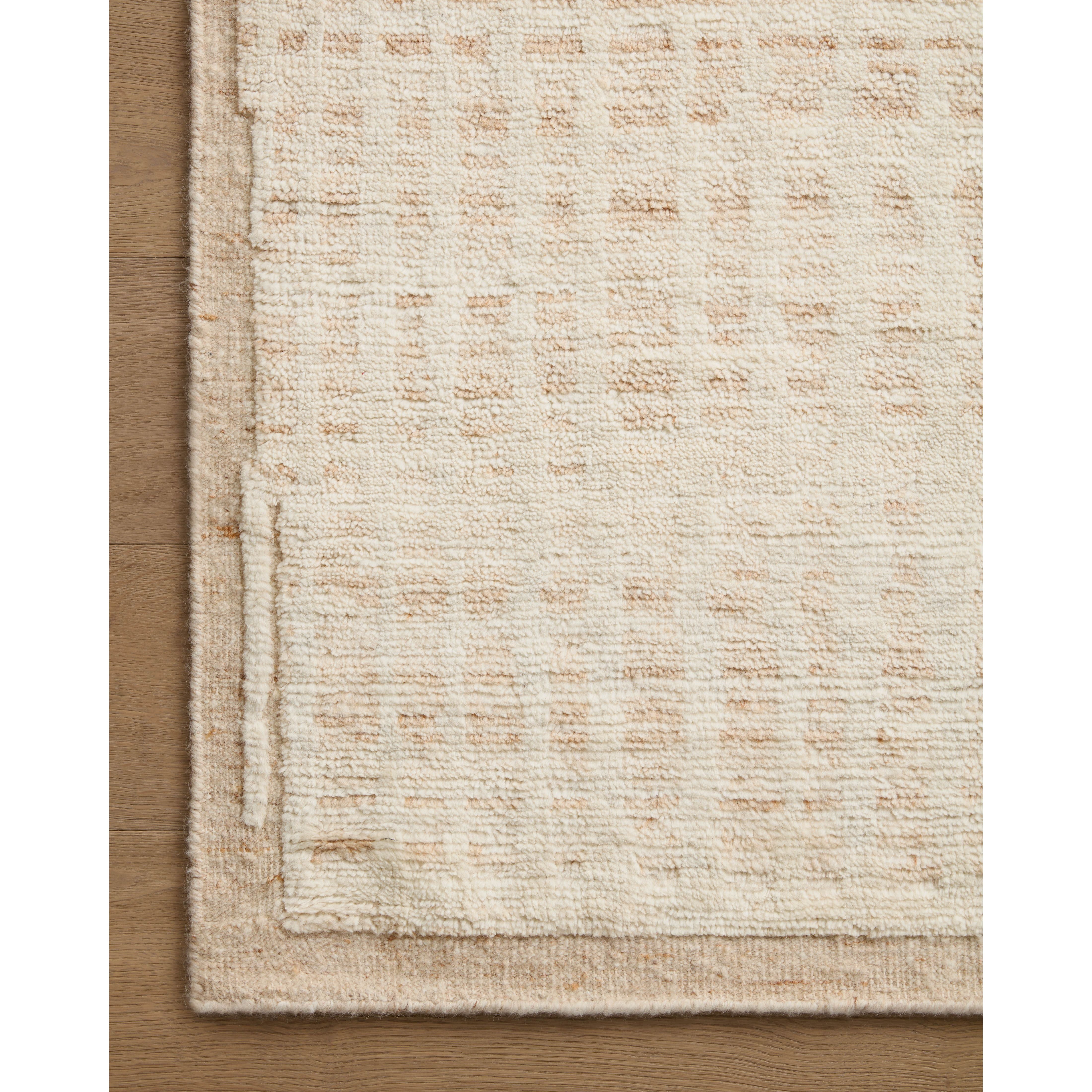Featuring Carrier & Company x Loloi Moore Blush / Ivory Hand-Knotted Rug by Loloi at Amethyst Home. The Moore Collection for Carrier and Company x Loloi is a sophisticated area rug with a subtle interplay of higher, lighter tone pile above a deeper-toned base pile. Abstract geometric patterns in airy, neutral palettes create a sense of freshness and texture.  Amethyst Home provides interior design, new home construction design consulting, vintage area rugs, and lighting in the Monterey metro area.