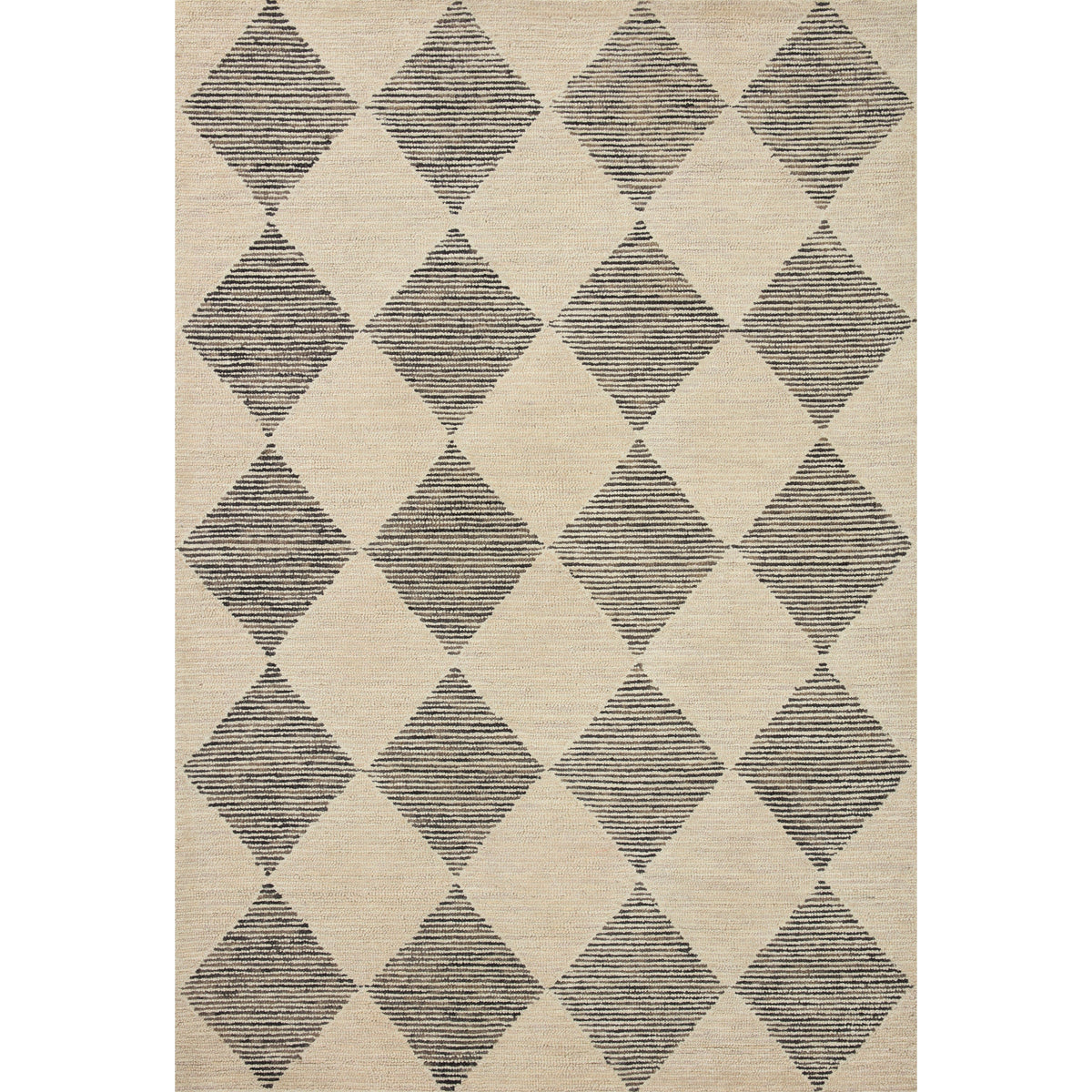 Tapis Chris Loves Julia x Loloi Francis Beige / Charbon