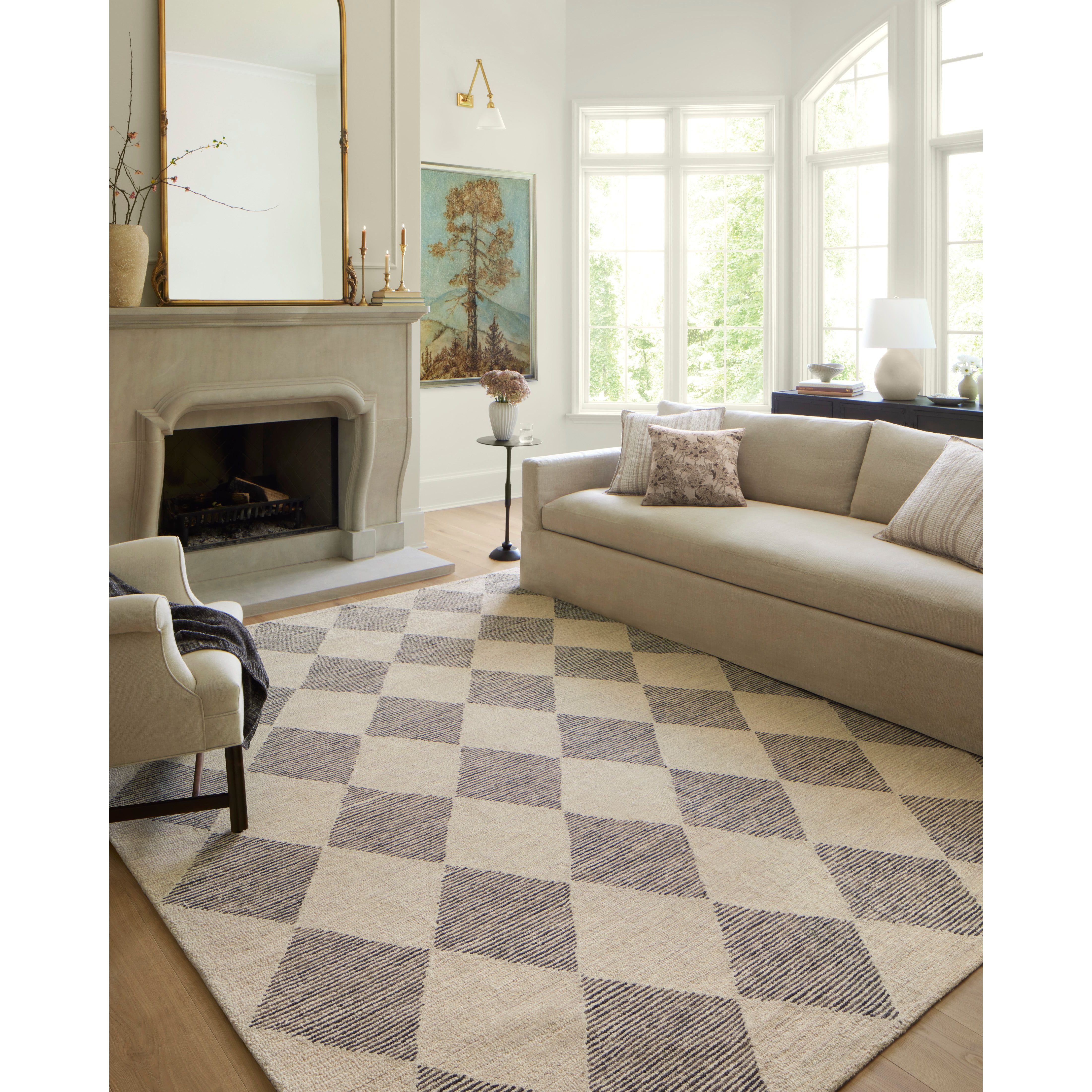 Featuring Chris Loves Julia x Loloi Francis Beige / Charcoal Rug by Loloi at Amethyst Home. Balancing a matte wool look with a bit of sheen — the Francis rug is a beautiful ode to Julia Marcum’s signature tile work. Perfectly neutral — this rug mixes old traditions with fresh modern sensibility.
It’s no coincidence that the pattern of the Francis Beige / Charcoal rug for Chris Loves Julia . Amethyst Home provides interior design services, furniture, rugs, and lighting in the Scottsdale metro area.
