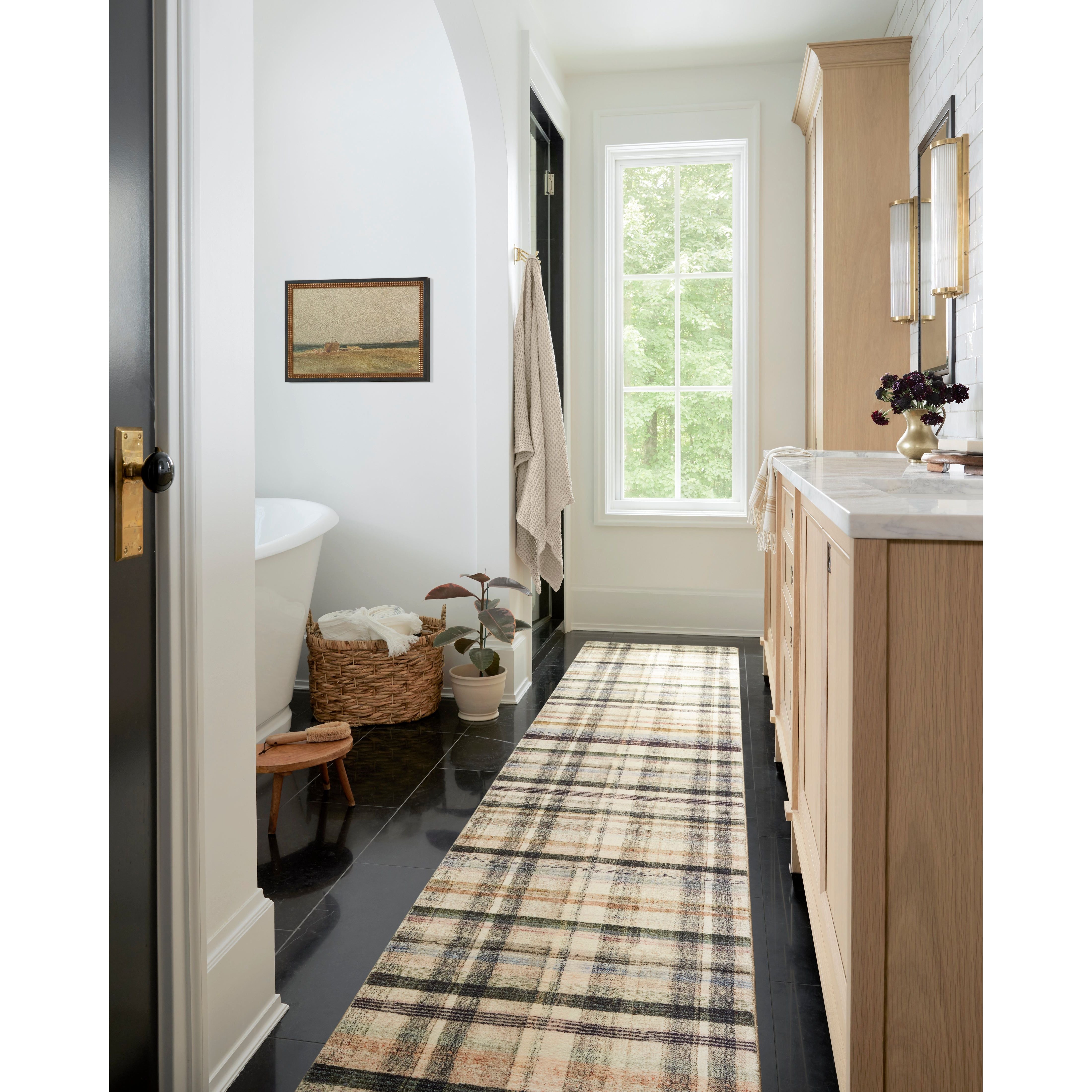 Featuring Chris Loves Julia x Loloi Humphrey Ivory / Multi Rug by Loloi at Amethyst Home. This trademarked CloudPile™ feel by Loloi is sooooo cozy. The Humphrey Ivory / Multi rug needs to be in a bedroom or a fun hangout spot pronto!
The Humphrey Ivory / Multi rug for Chris Loves Julia x Loloi prove that stripes and plaid never go out of style in the right color palette. With modern tones . Amethyst Home provides interior design services, furniture, rugs, and lighting in the Alpharetta metro area.